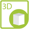 Aspose.3D لشعار منتج .NET