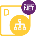 .NET 제품 로고를 통한 Python용 Aspose.Diagram