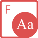 Aspose.Font para el logotipo del producto Java